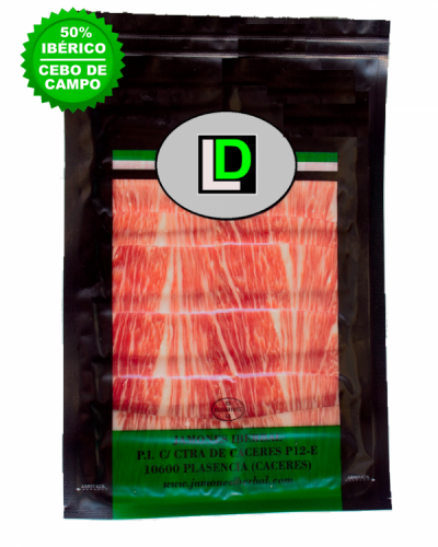 Jamón cebo de campo Loncheado -  50% Raza ibérica