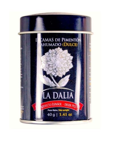 Escamas de pimentón ahumado de la Vera "La Dalia" (Dulce)