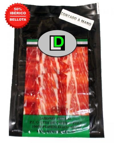 Jamón de bellota cortado a mano - 50% Raza ibérica