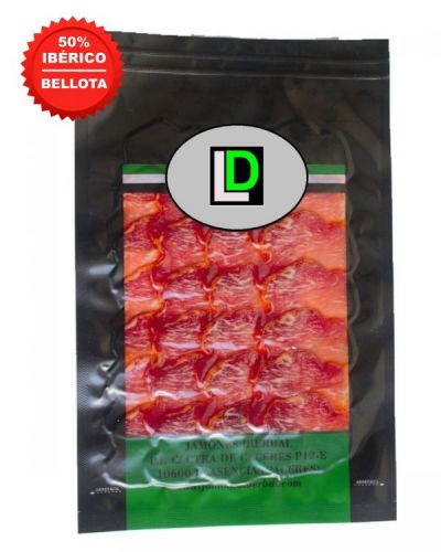 Lomo de bellota loncheado - 50% Raza ibérica