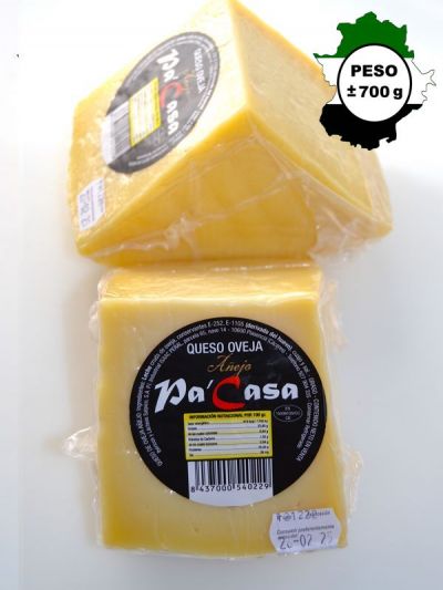 Cuña de Queso de oveja añejo "Pa´casa"